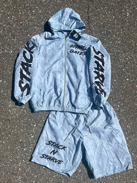 Stack n starve light blue set